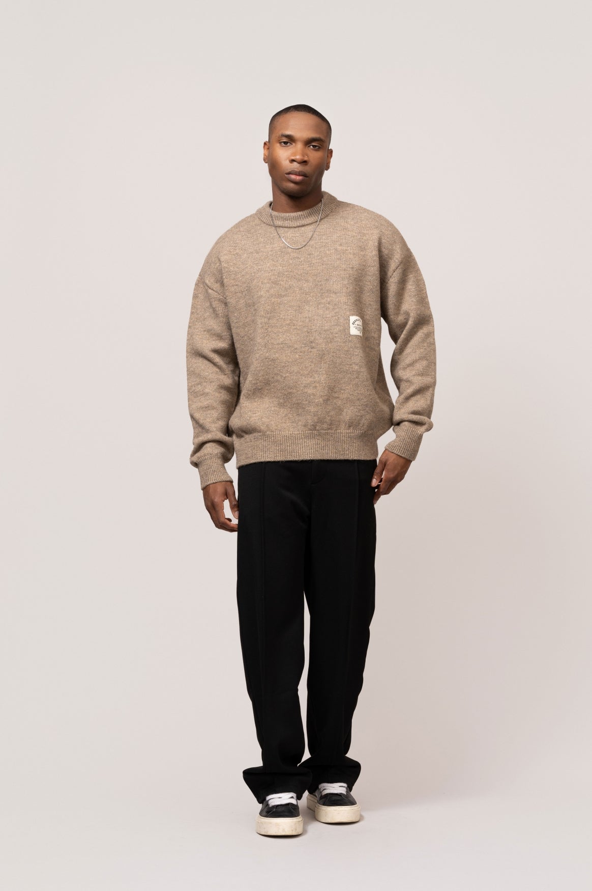 LUCIUS KNIT SWEATER | TAUPE