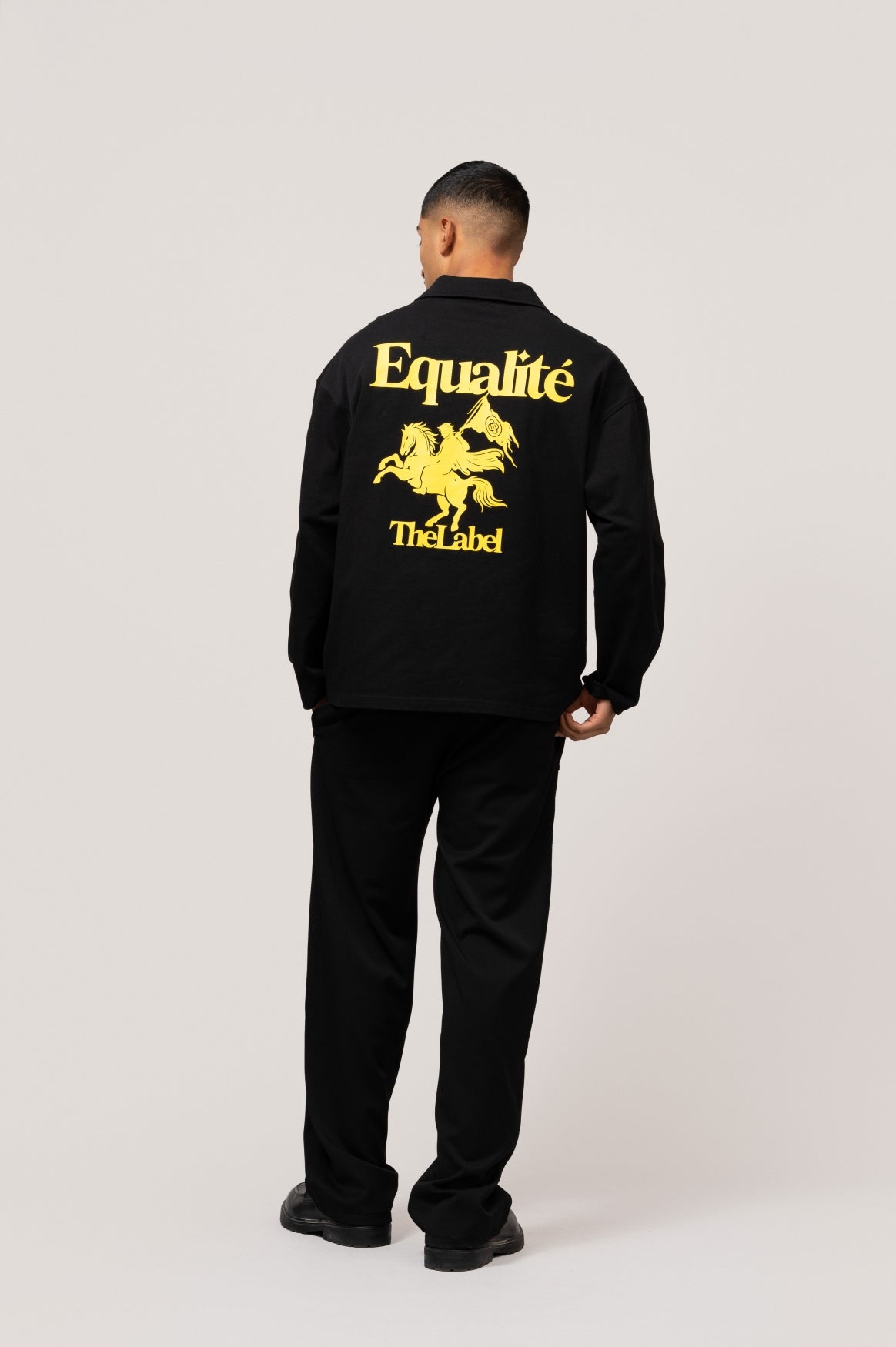 Verity Longsleeve Polo | Black
