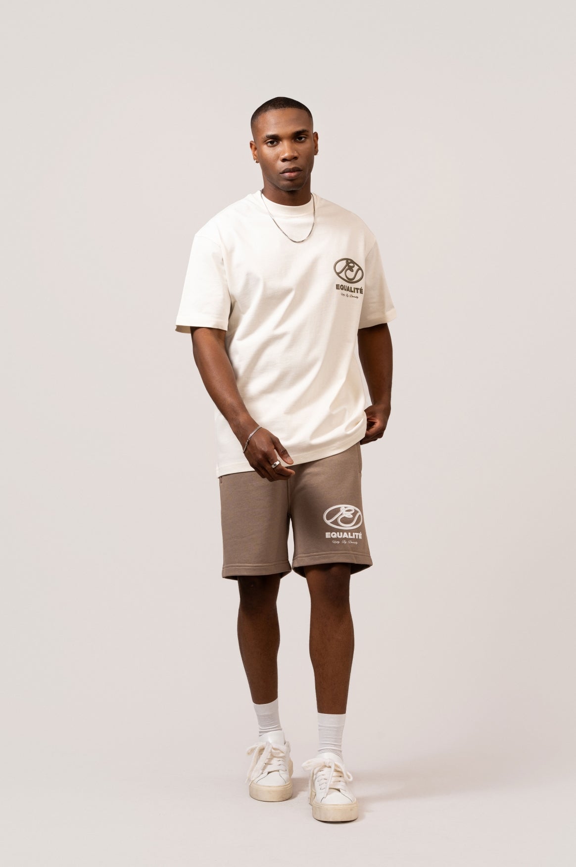 ARID OVERSIZED SHORTS | TAUPE