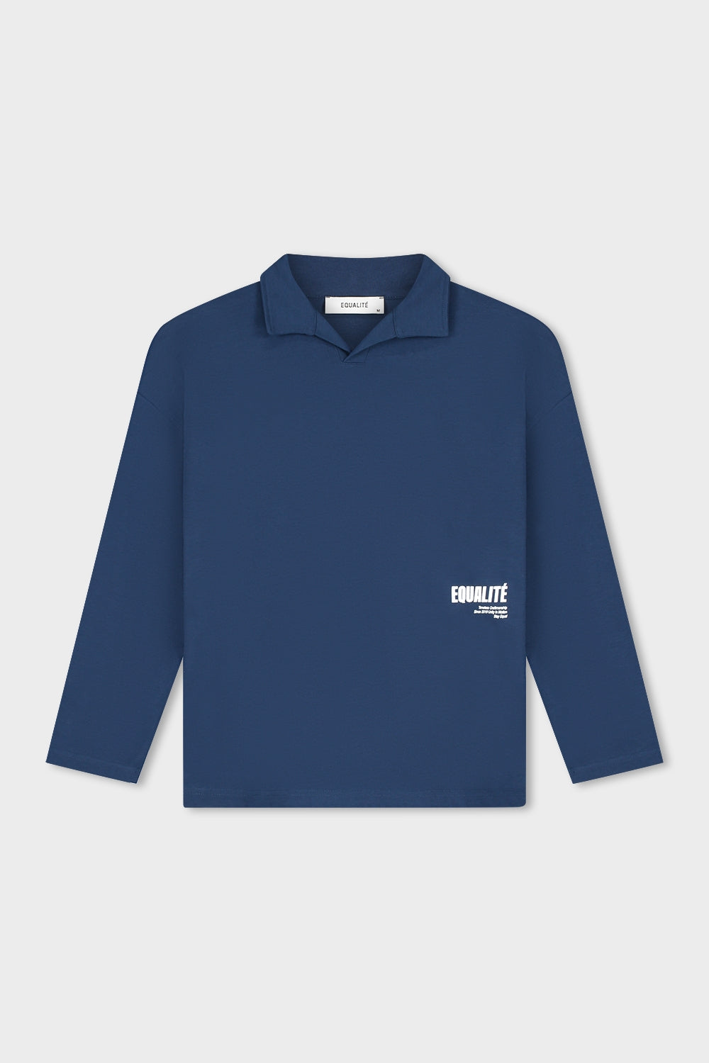 Elia Longsleeve Polo | Navy