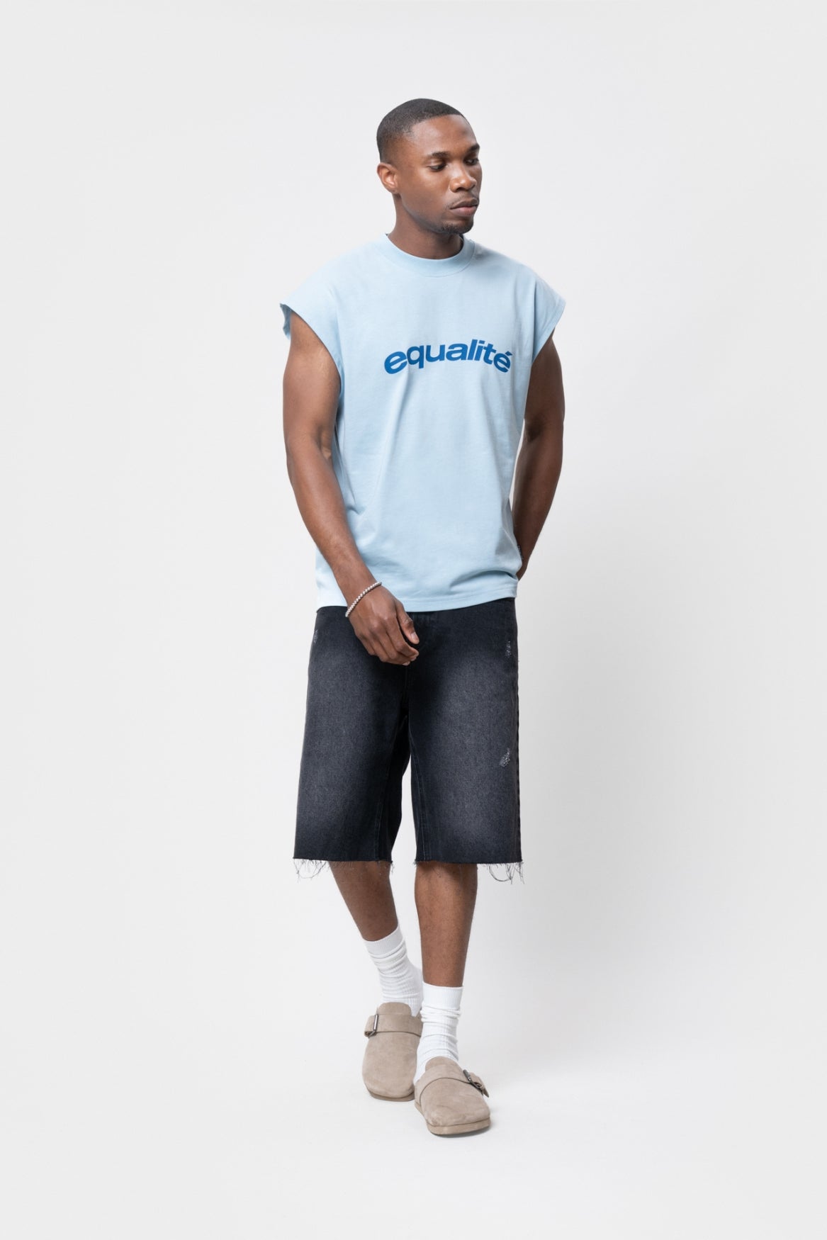CELESTE TANK TOP | LIGHT BLUE