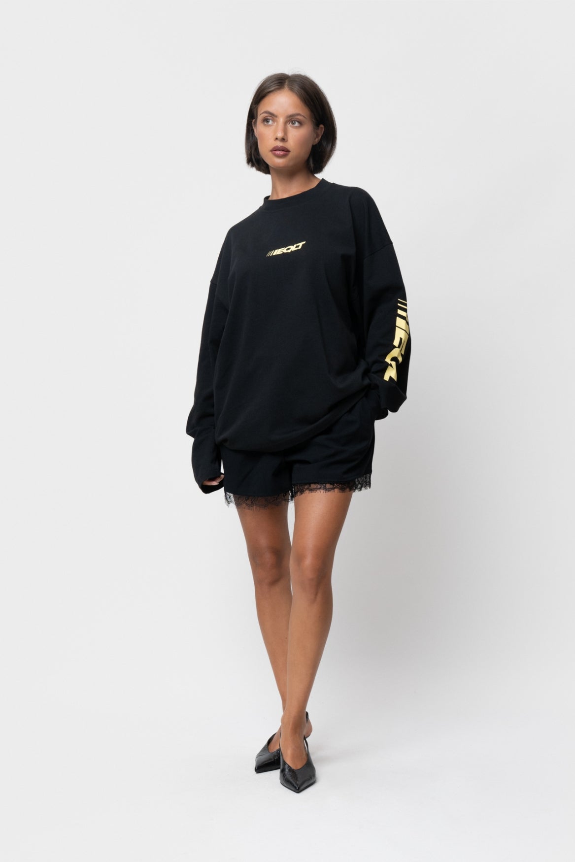 ADRIEN LONGSLEEVE TEE | BLACK