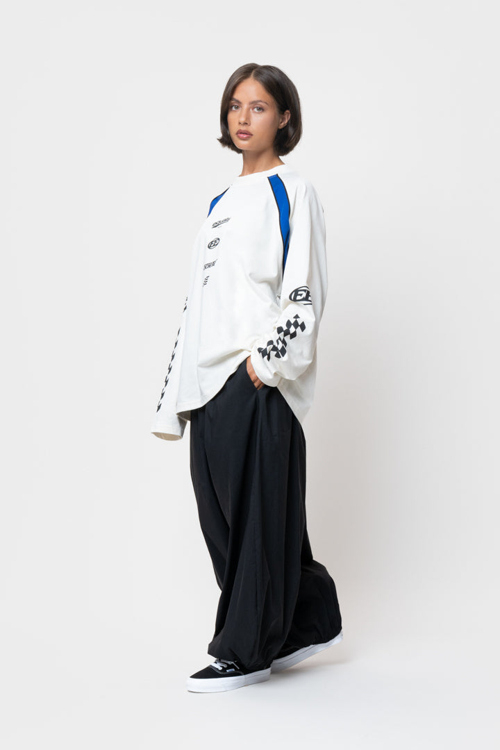 LAP LONG SLEEVE TEE | OFF WHITE