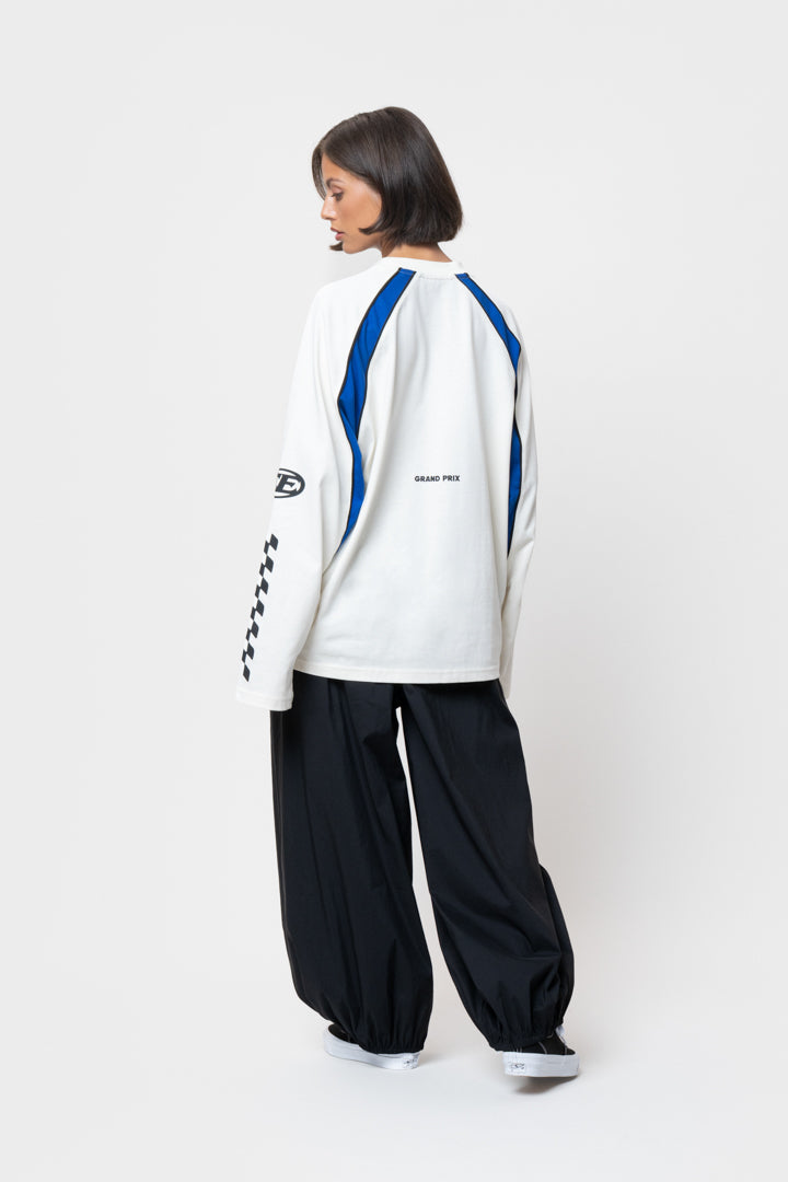 LAP LONG SLEEVE TEE | OFF WHITE
