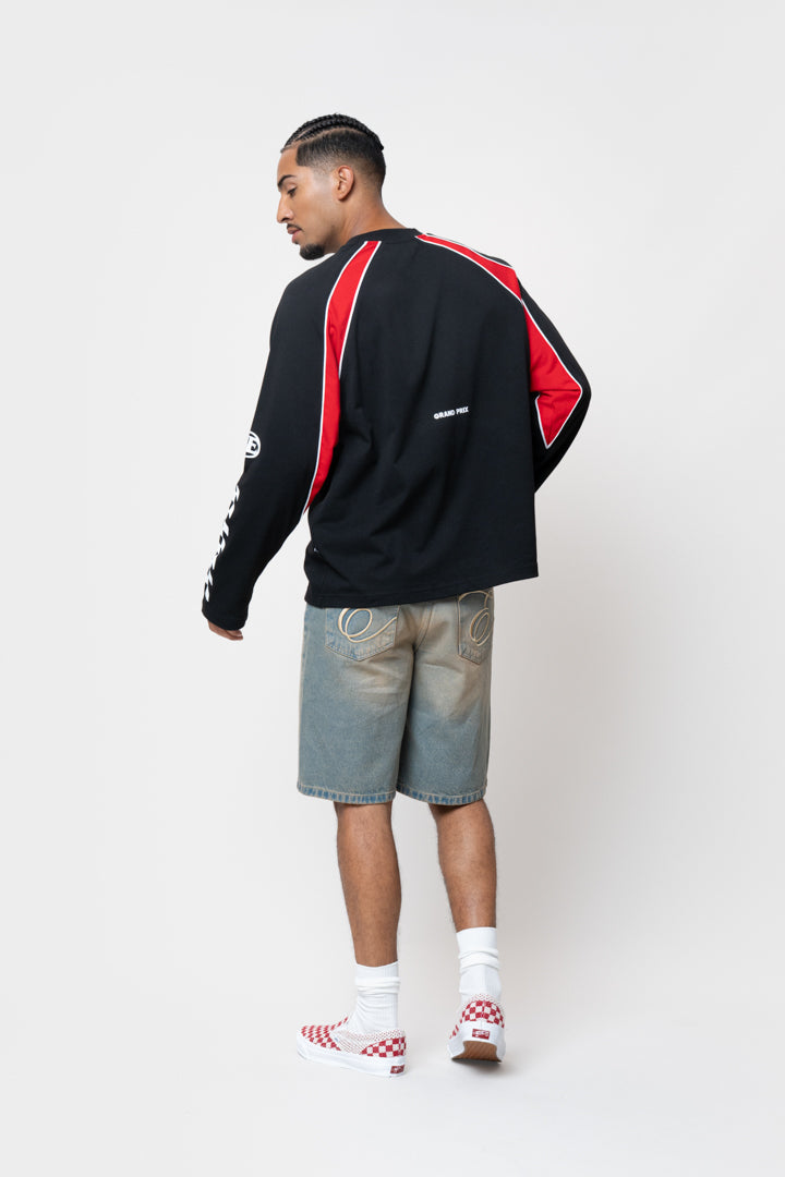 LAP LONGSLEEVE TEE | BLACK