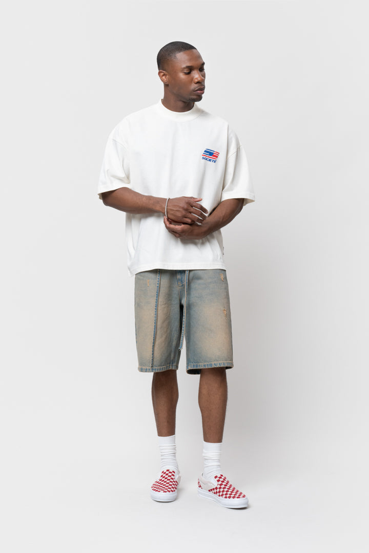 HUNTER BOXY TEE | OFF-WHITE