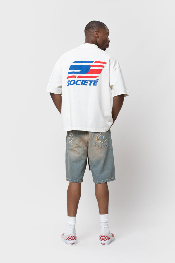 HUNTER BOXY TEE | OFF-WHITE