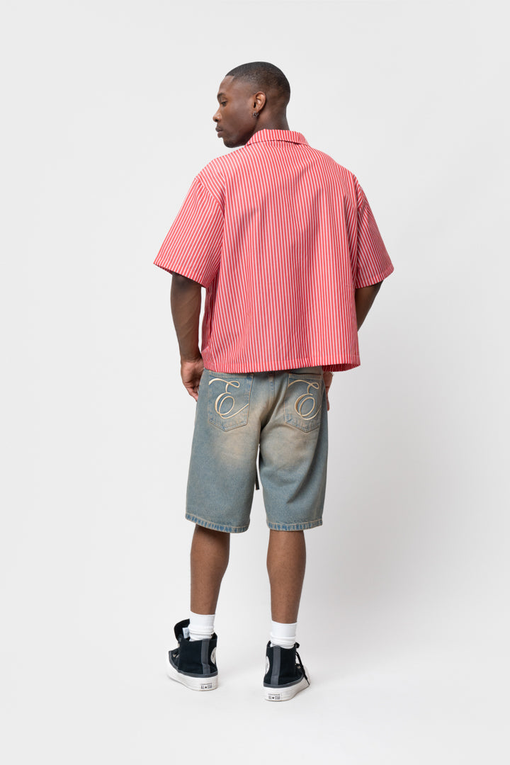 REMI BOXY SHIRT | RED