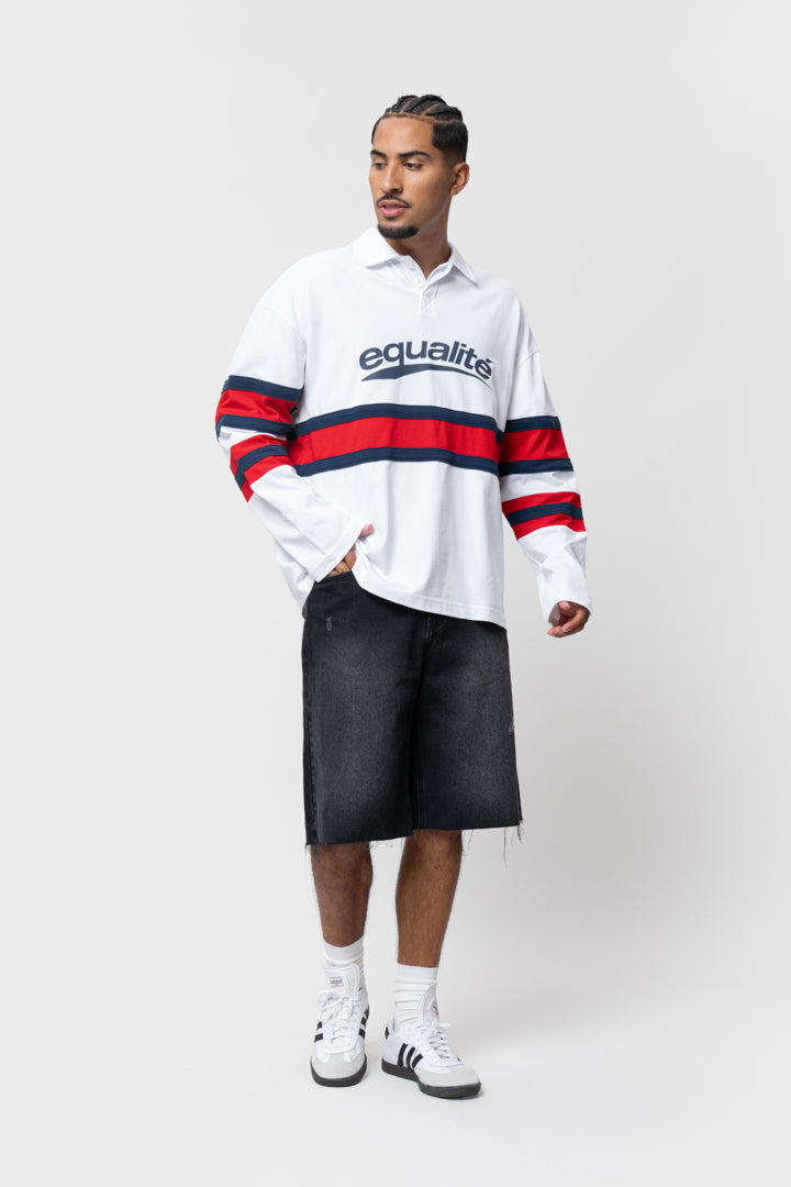 AXEL LONGSLEEVE POLO | WHITE