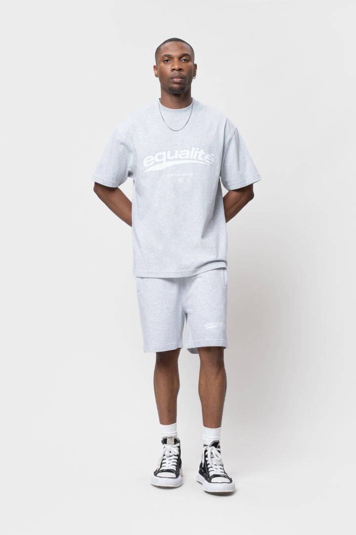AXEL OVERSIZED TEE | GREY MELANGE