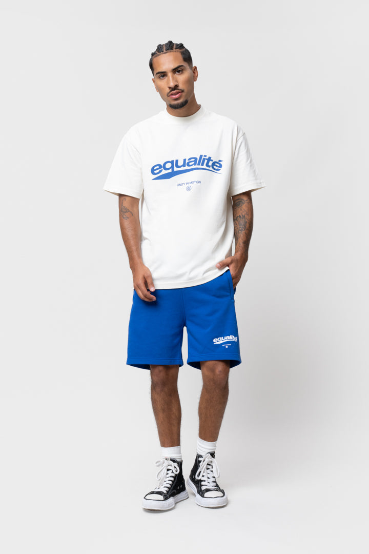 AXEL OVERSIZED TEE | OFF-WHITE & BLUE