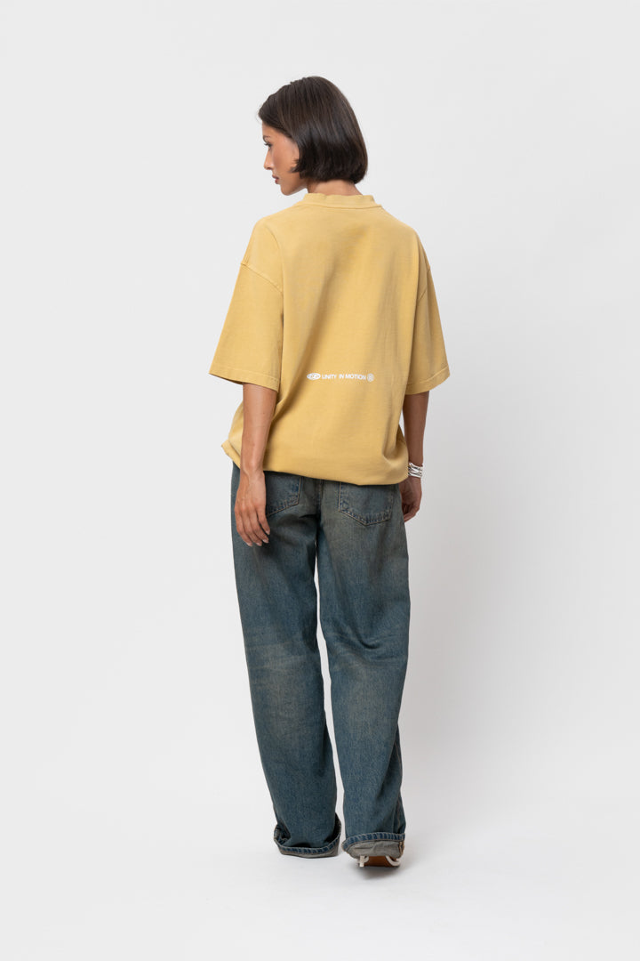 AXEL OVERSIZED TEE | WASHED YELLOW