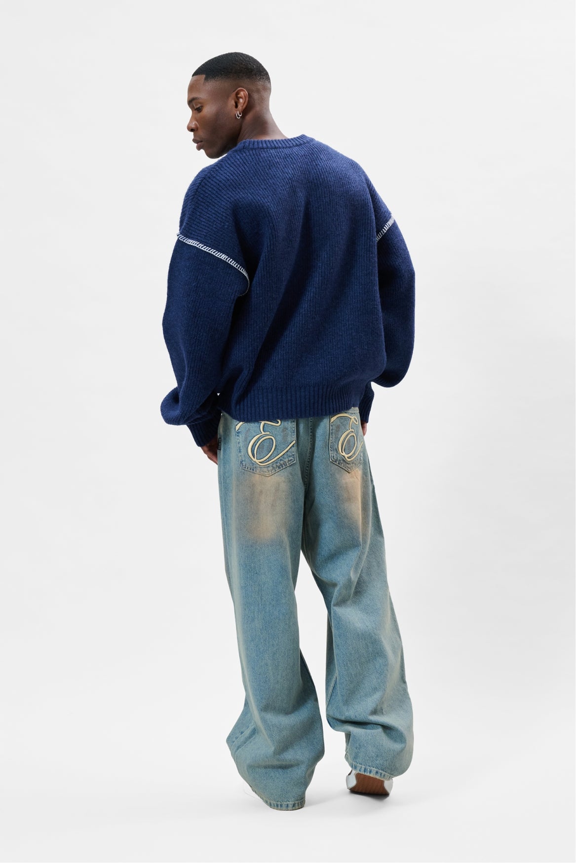 COLLECTIVE KNIT SWEATER | NAVY