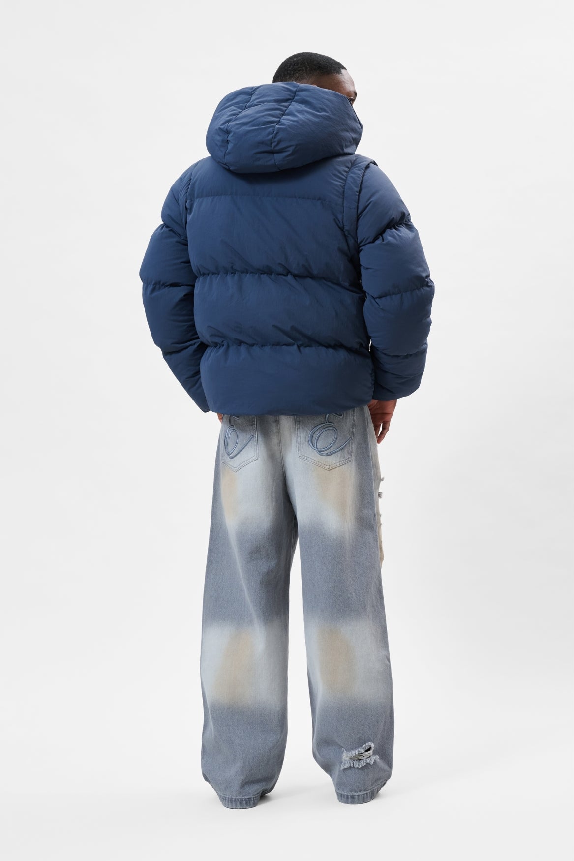 SOCIETÉ PUFFER JACKET | NAVY