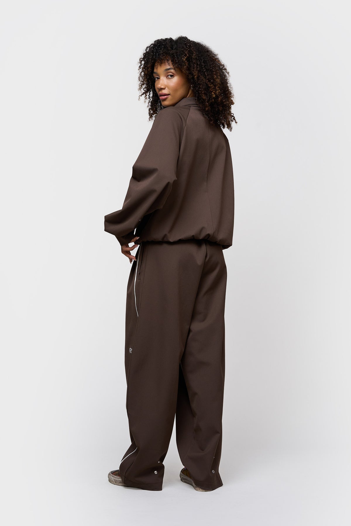 LUCIEN TRACK PANTS | BROWN