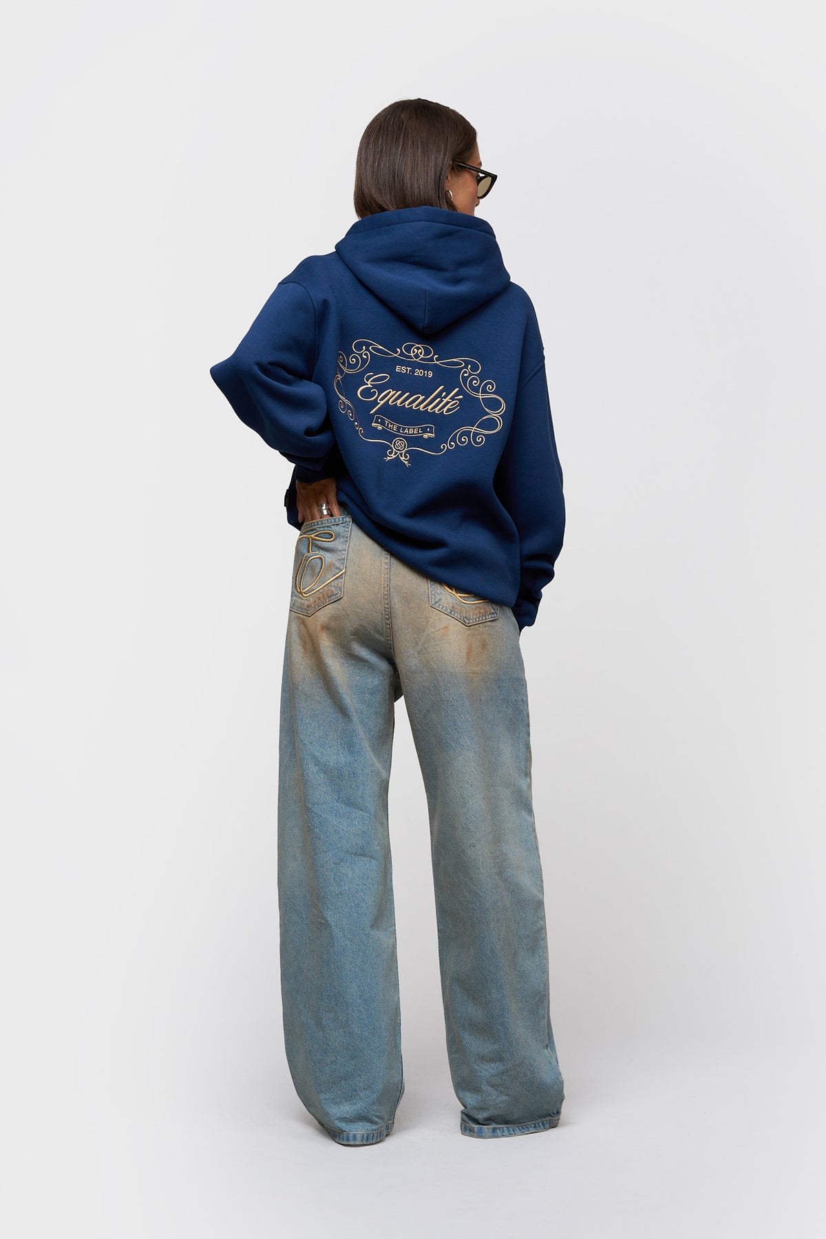 ROYAL OVERSIZED HOODIE | NAVY