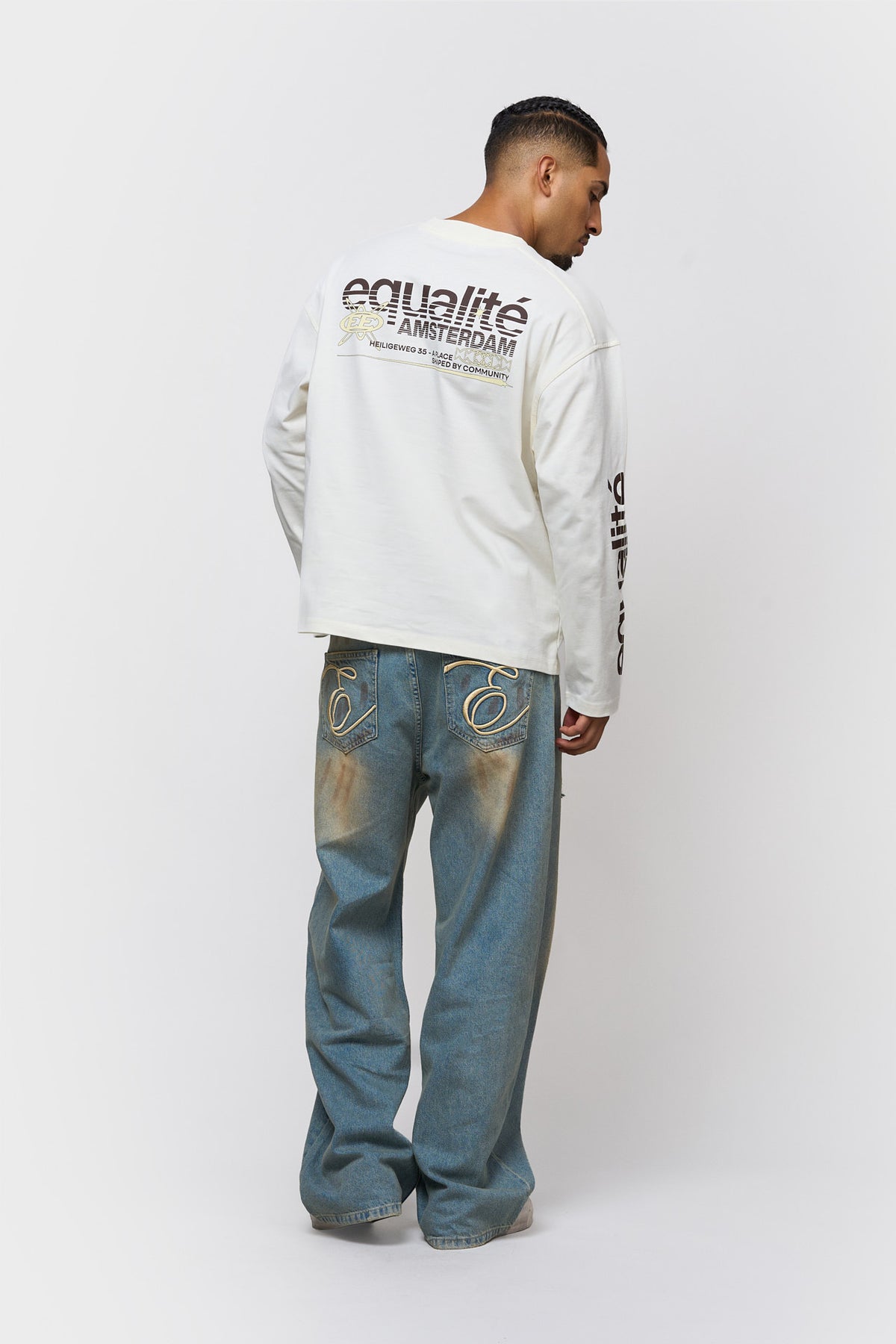 CAS BAGGY JEANS | BLUE DIRTY WASH