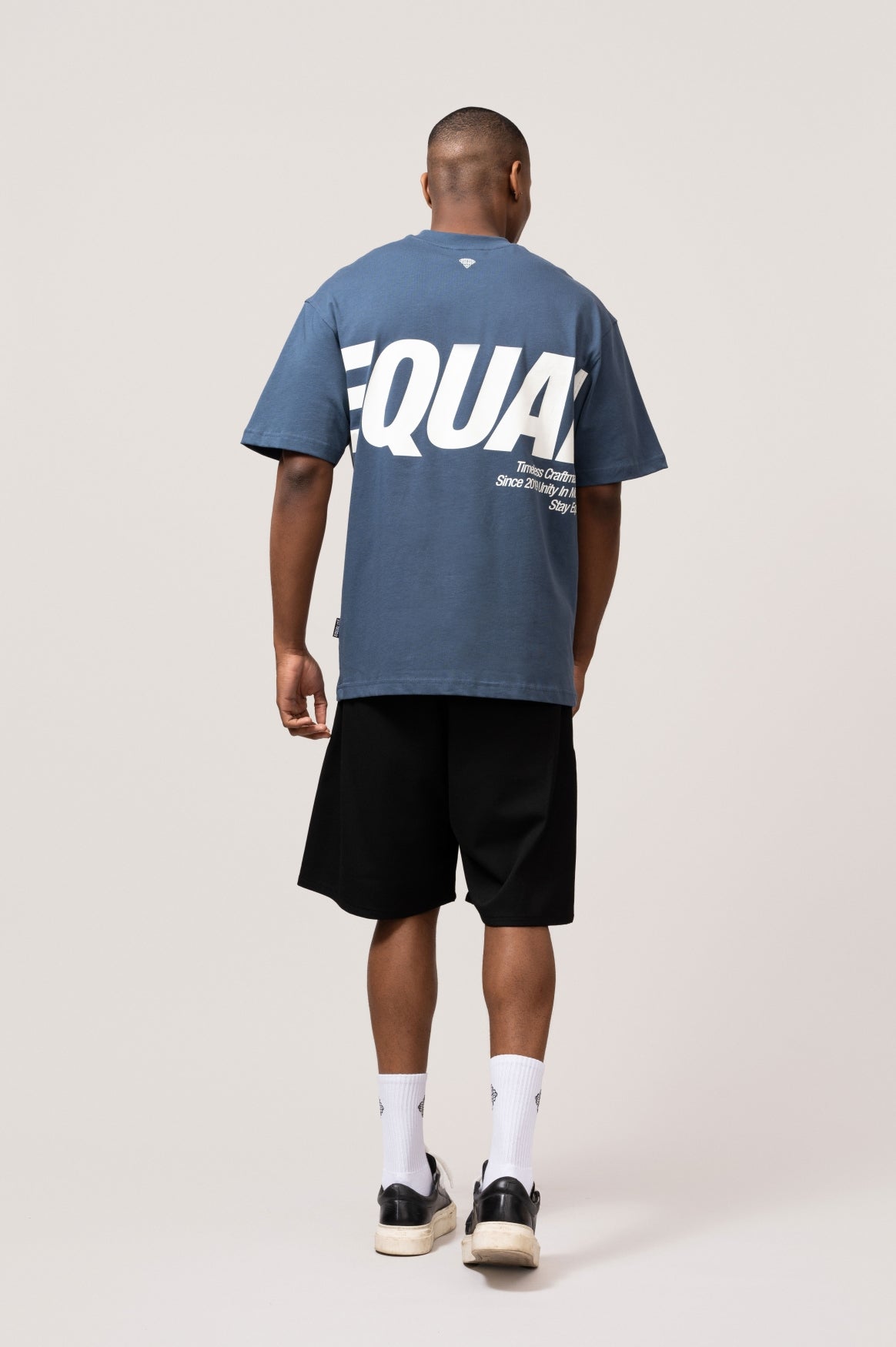 ELIA OVERSIZED TEE | NAVY