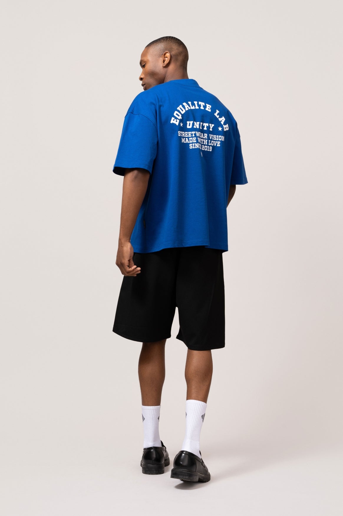 LUCIUS BOXY TEE | BLUE