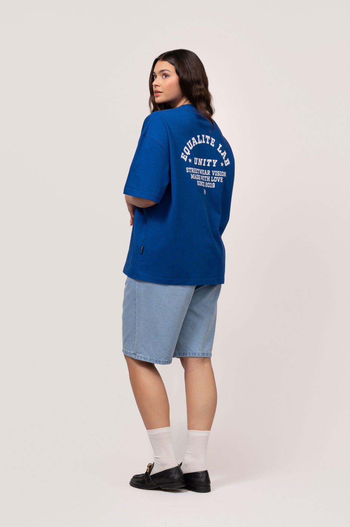 LUCIUS BOXY TEE | BLUE