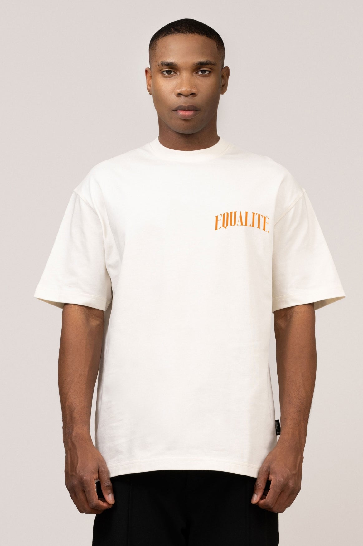 <tc>OLIVER OVERSIZED TEE | OFF-WHITE & ORANGE


</tc>