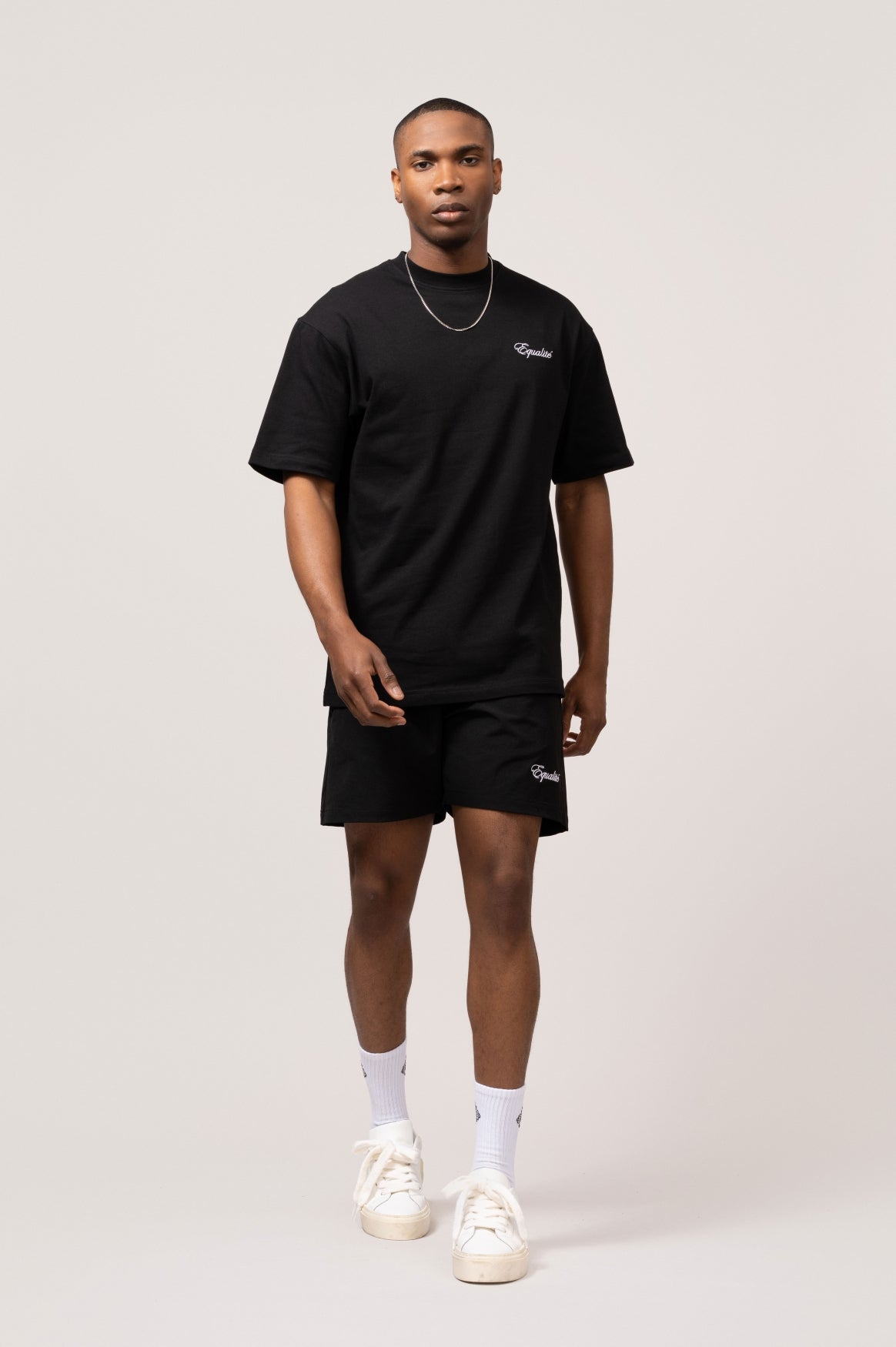 Signature oversized tee | Black