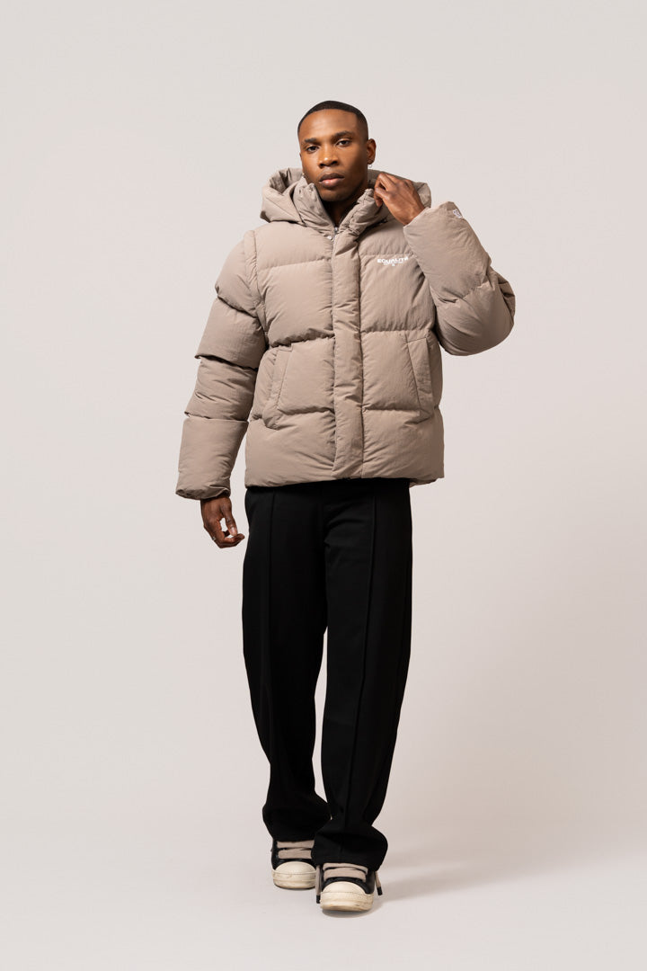 SOCIETÉ PUFFER JACKET | TAUPE