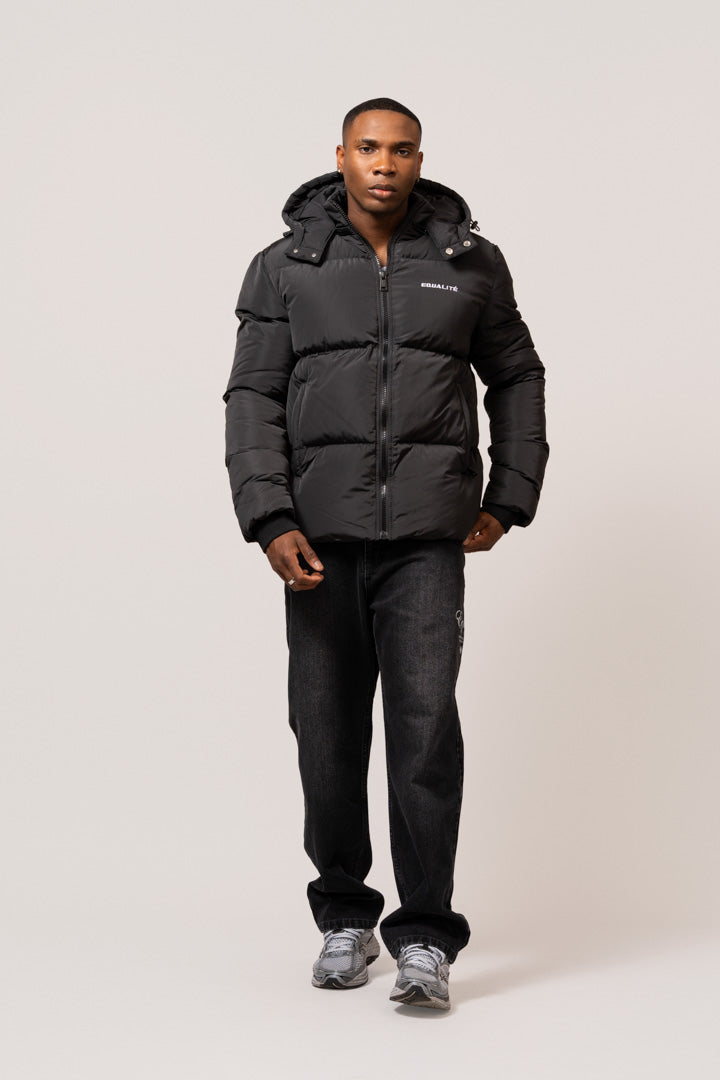 ESSENTIAL PUFFER JACKET | BLACK