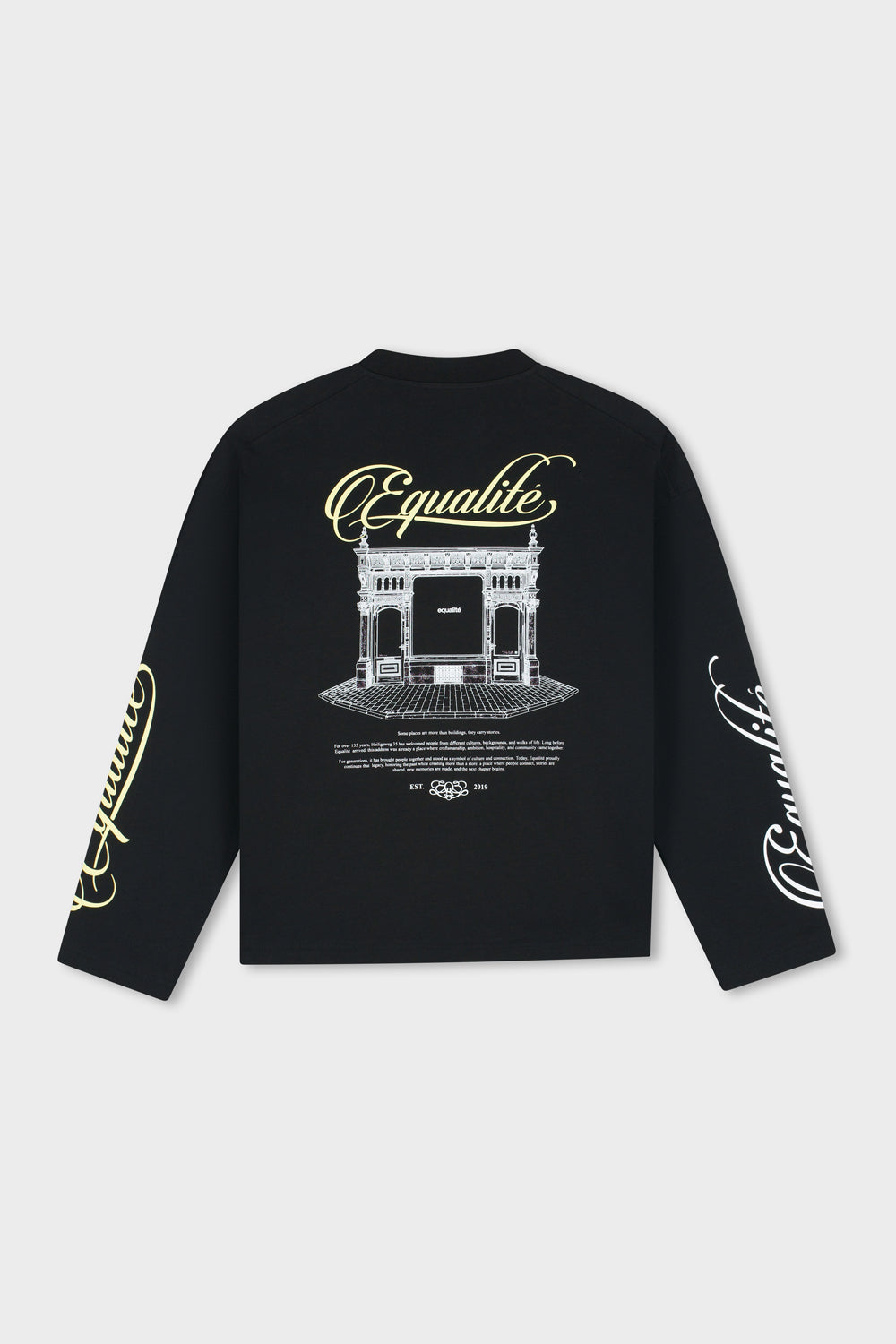 FLAGSHIP AMSTERDAM LONGSLEEVE TEE | BLACK
