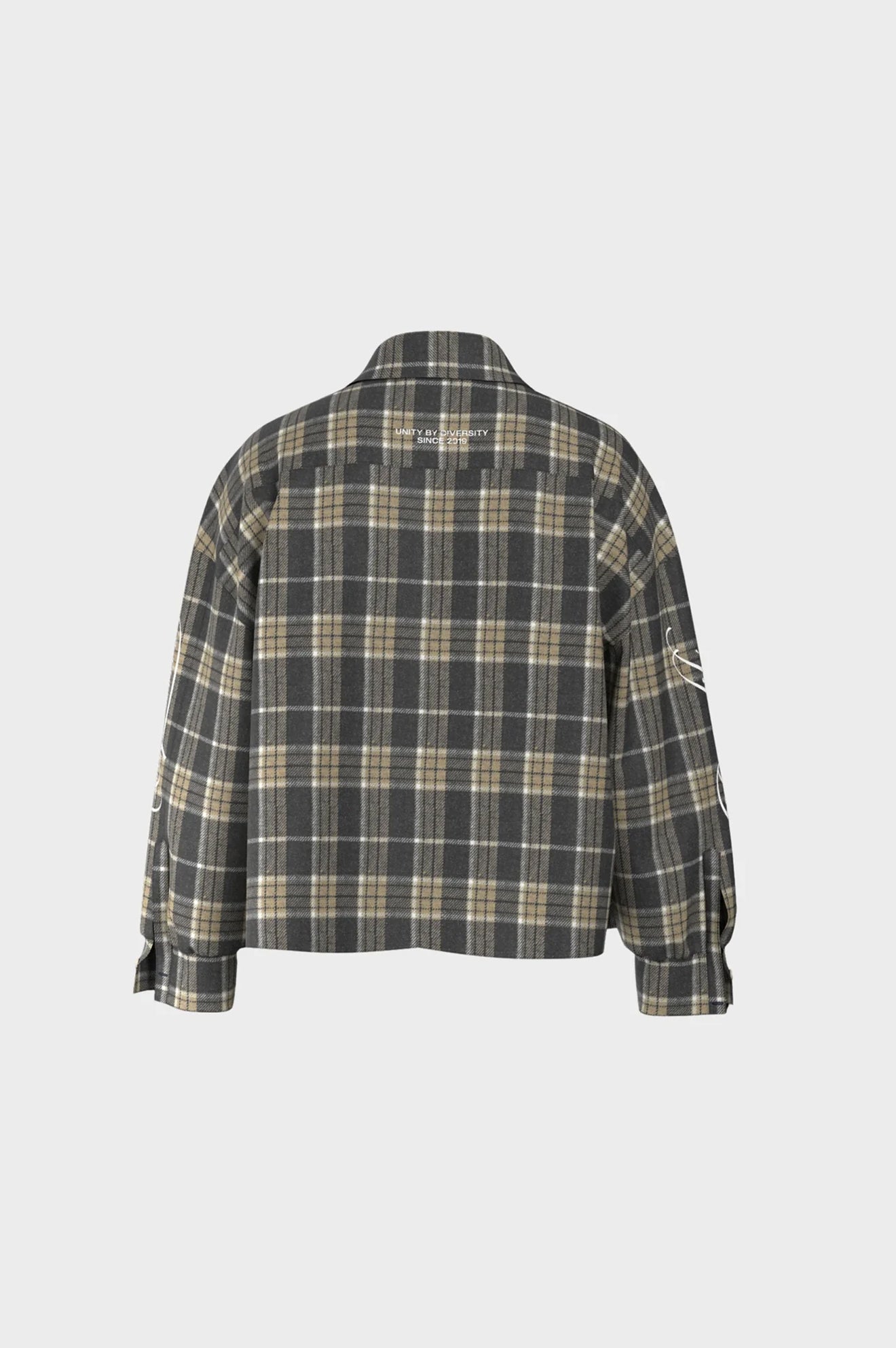 FLANNEL SHIRT | ARMY & TAUPE