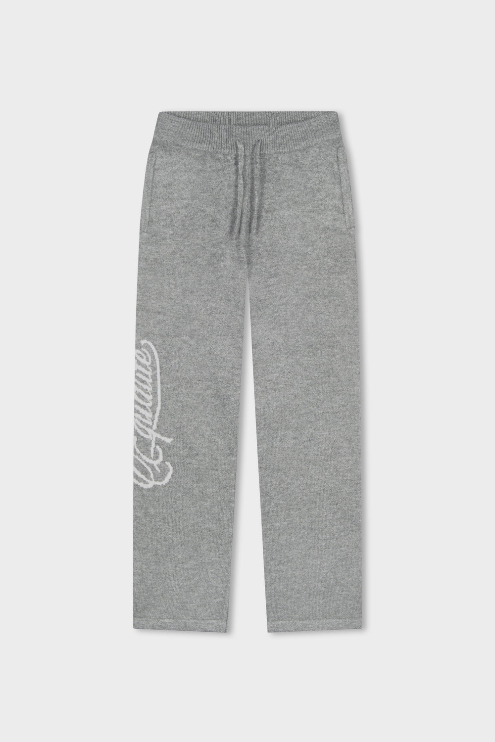 FLUFFY KNIT PANTS | GREY
