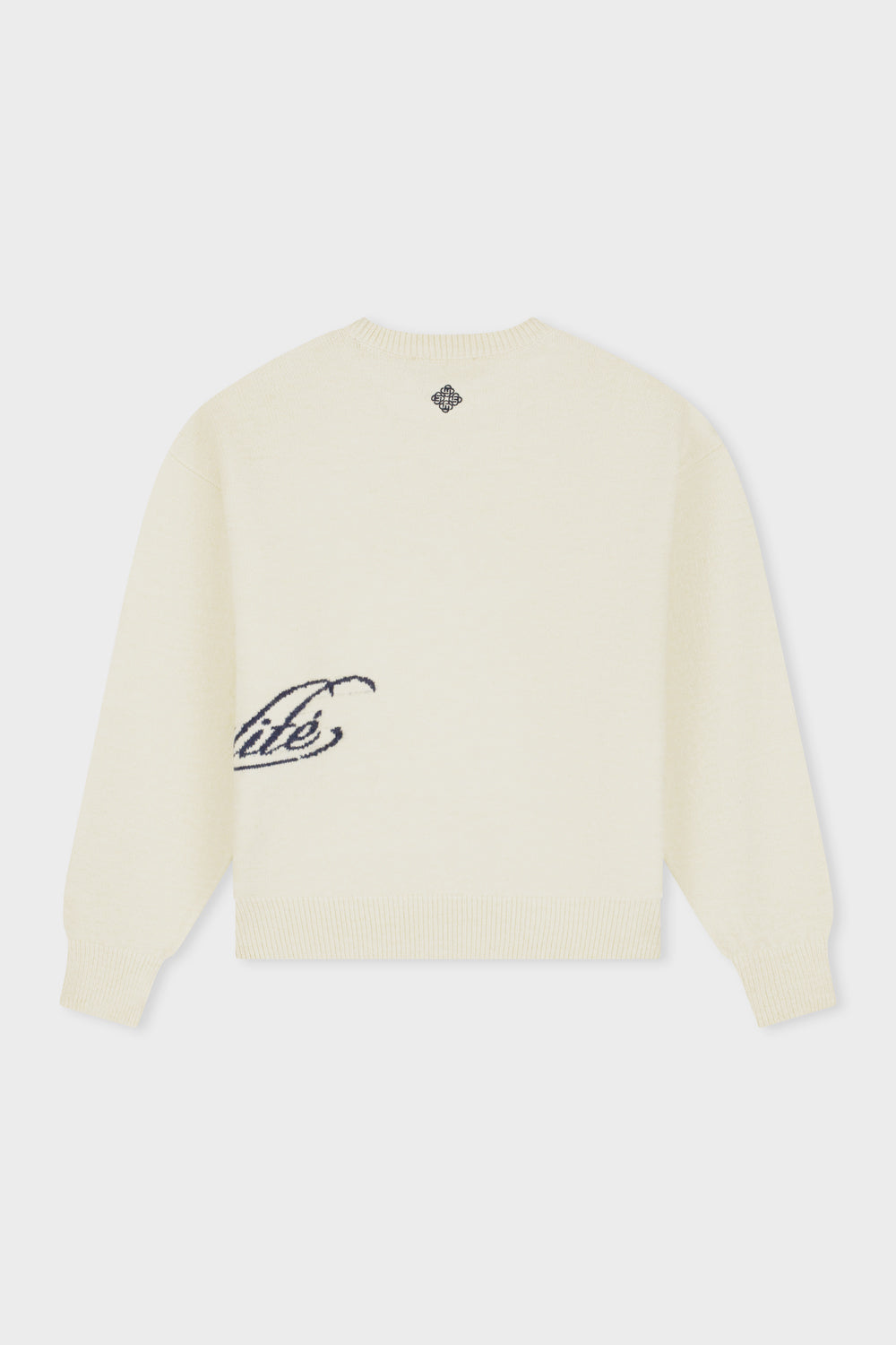 FLUFFY KNIT SWEATER | OFF-WHITE