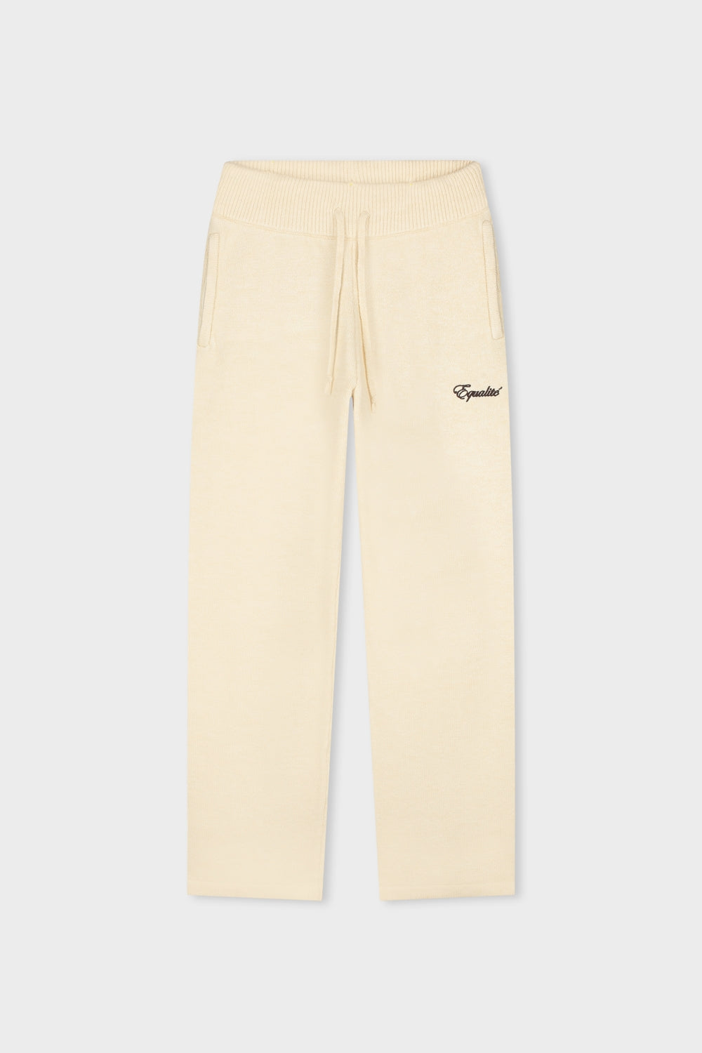 FLUFFY KNIT PANTS | OFF-WHITE