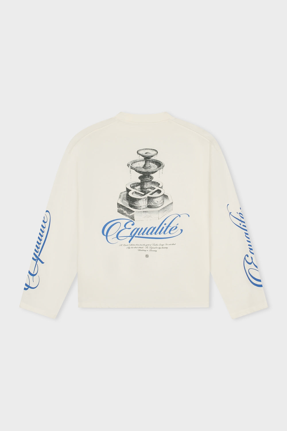 FOUNTAIN OVERSIZED LONGSLEEVE TEE | OFF-WHITE