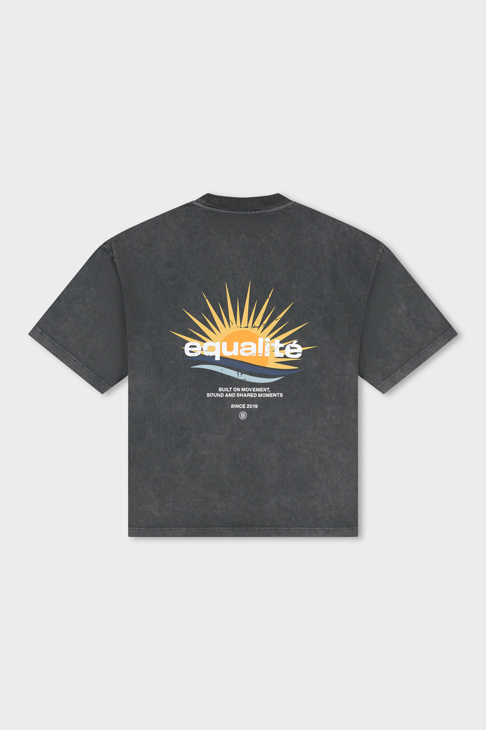 GOLDEN HOUR BOXY TEE | WASHED GREY