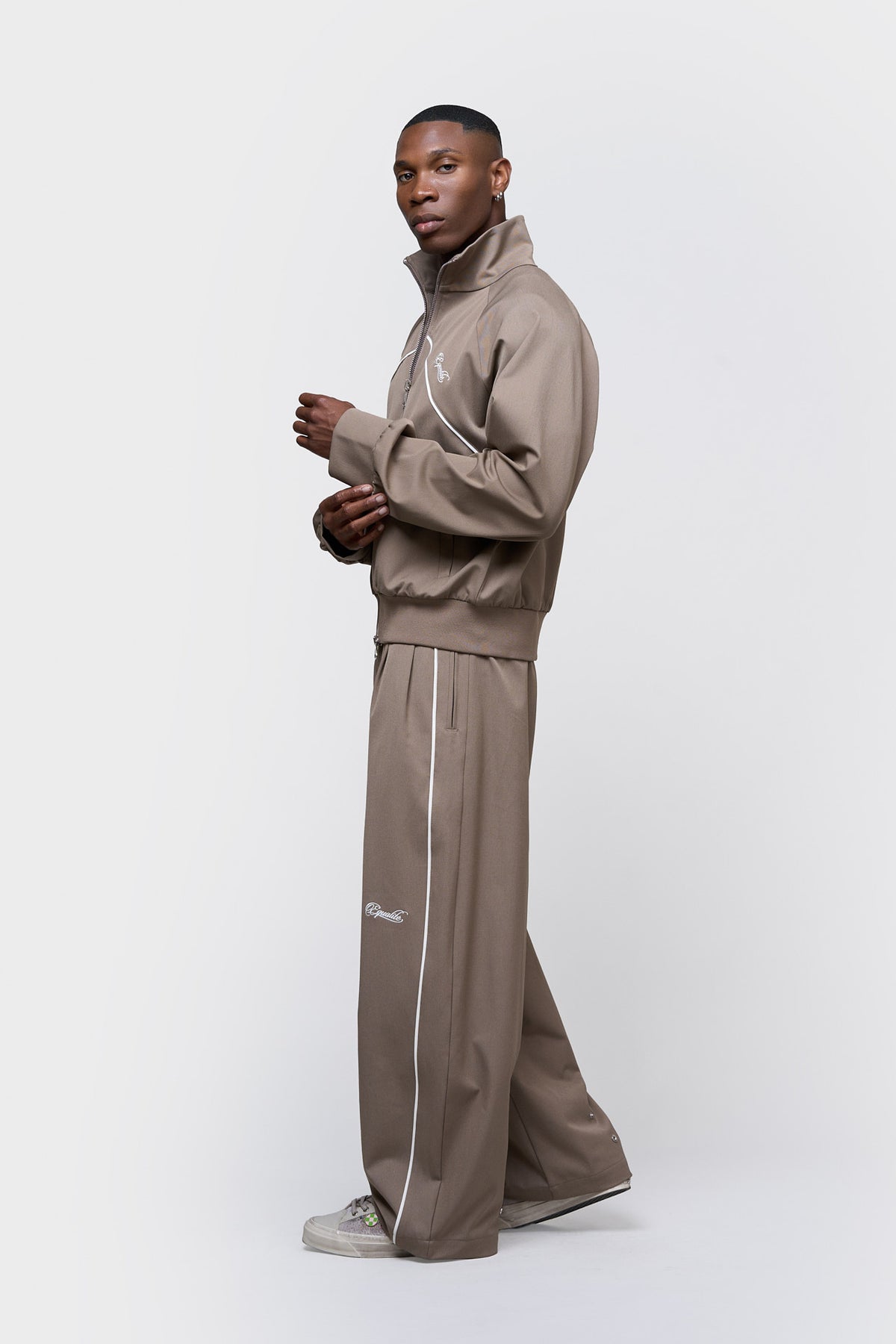 LUCIEN TRACK PANTS | TAUPE