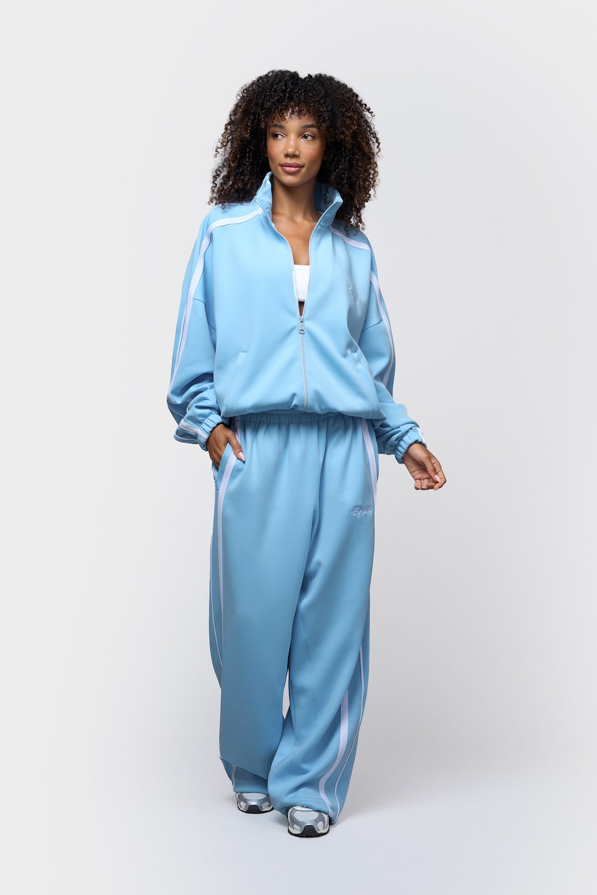 TRACK JACKET | LIGHT BLUE