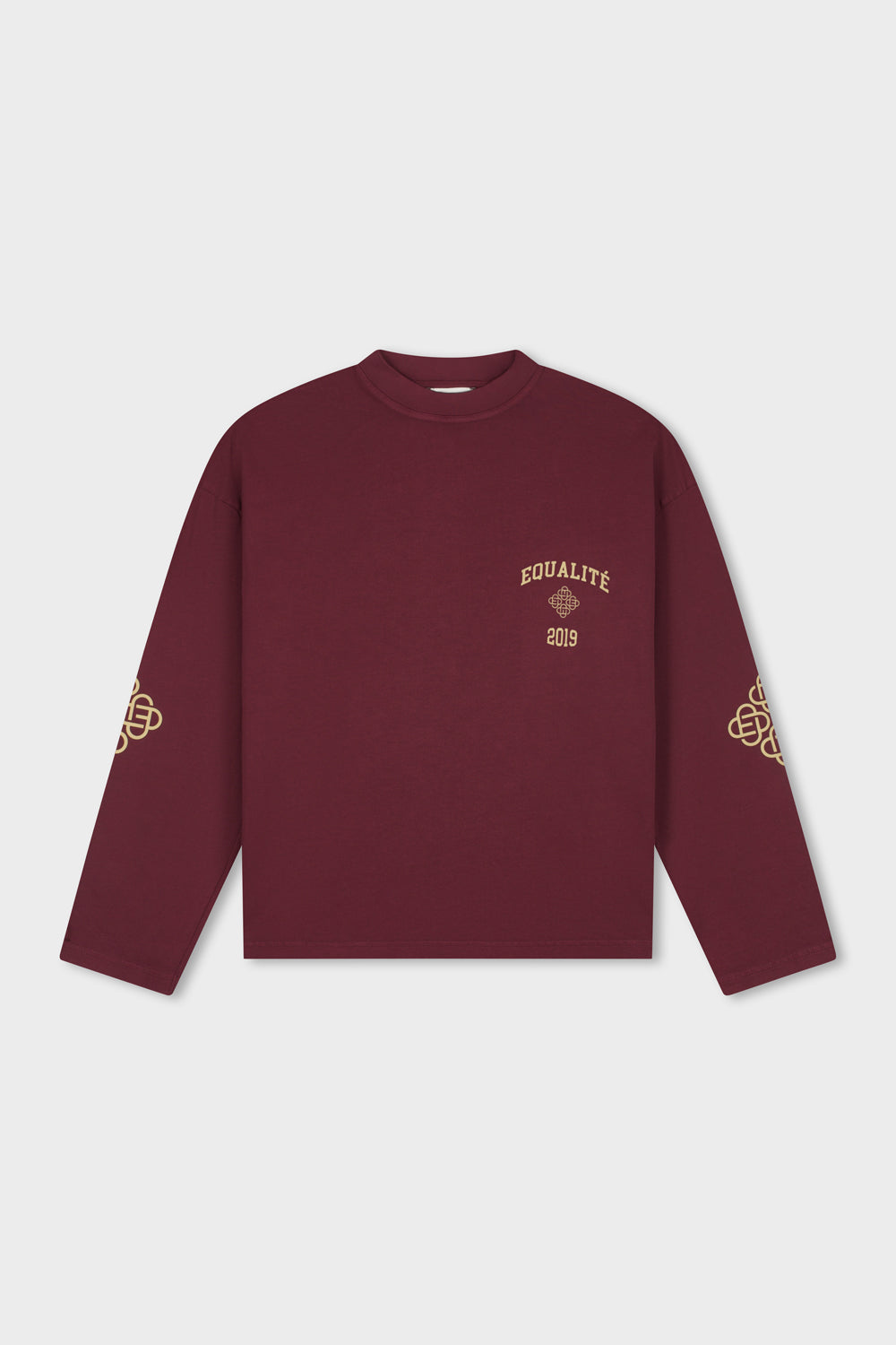 ISA OVERSIZED LONGSLEEVE TEE | WASHED BURGUNDY