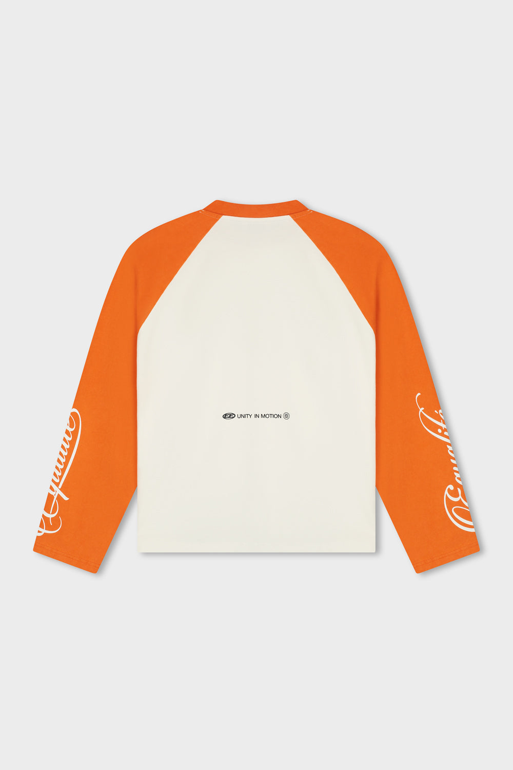 JETT RAGLAN LONGSLEEVE TEE | OFF-WHITE & ORANGE