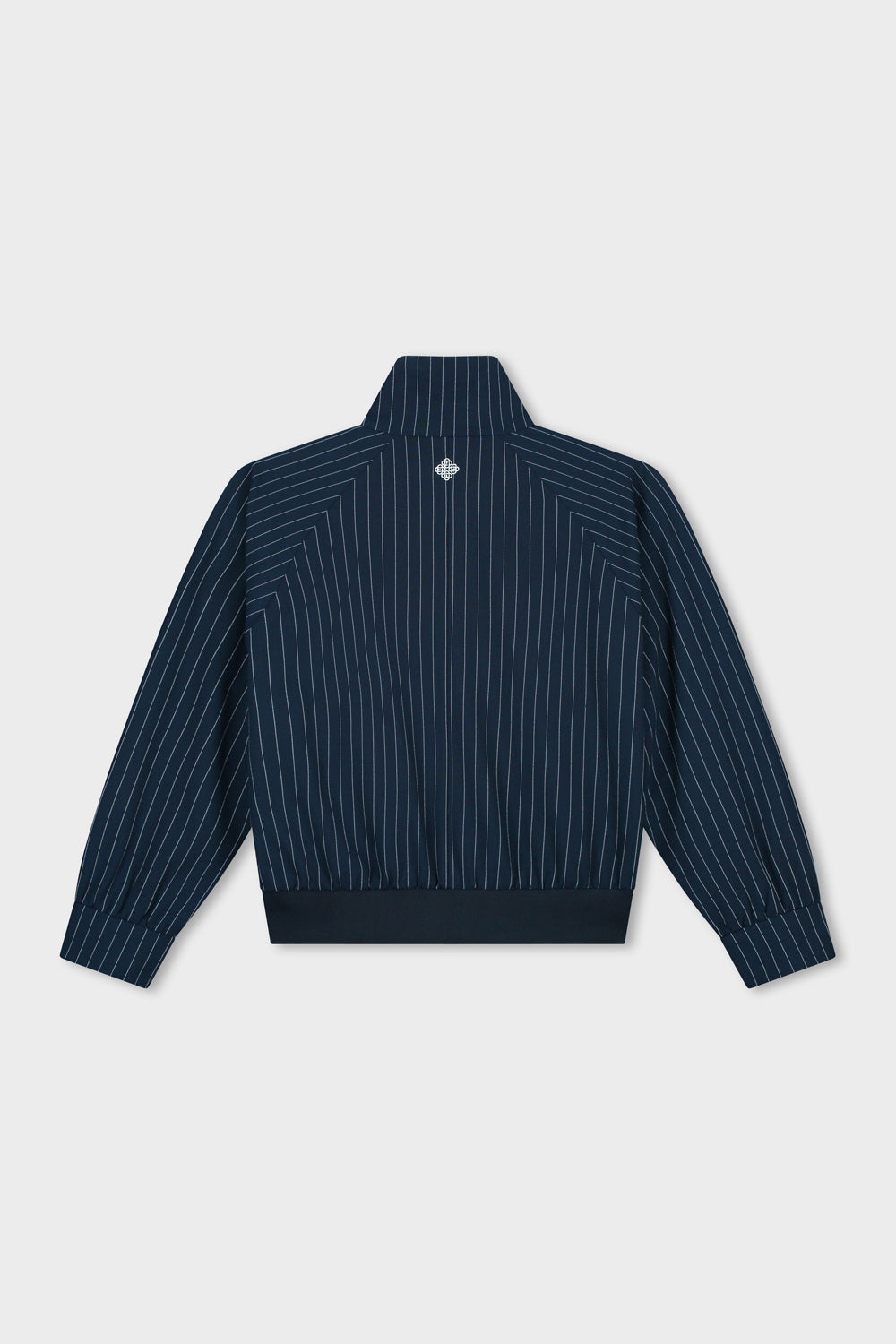 LUCIEN TRACK JACKET | NAVY PIN STRIPE