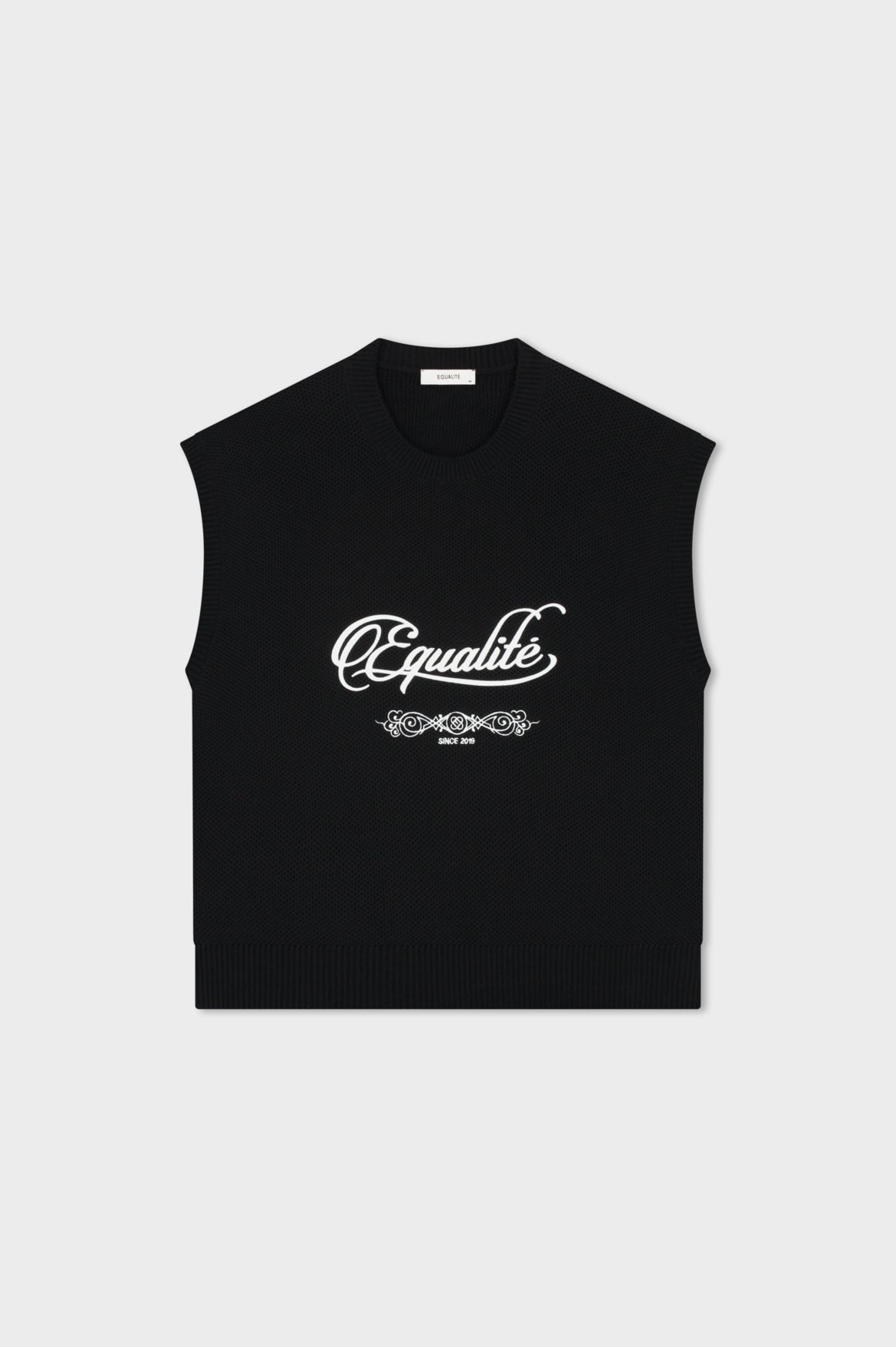 LUMI KNIT TANKTOP | BLACK