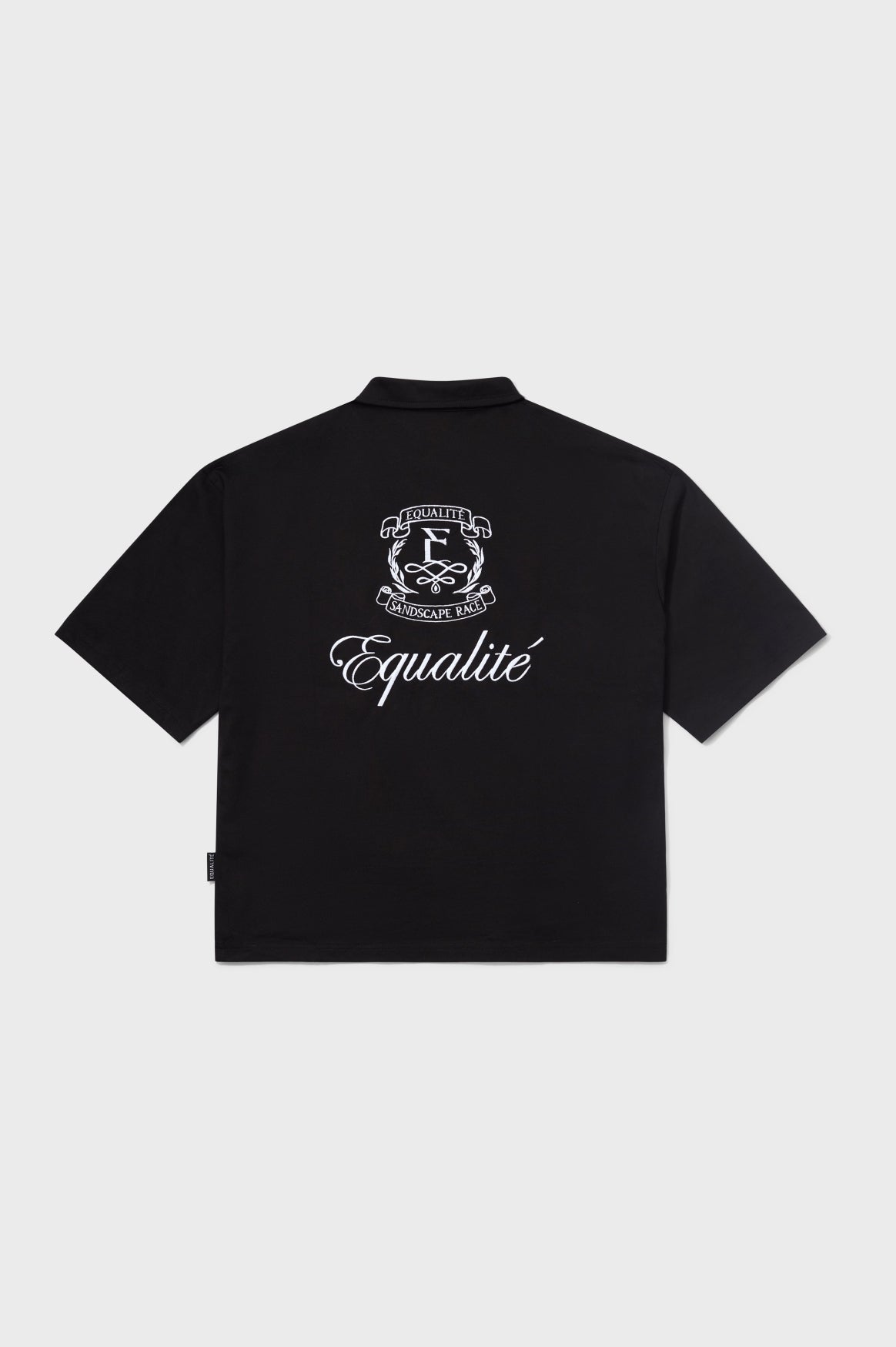 OASIS BOXY POLO | BLACK