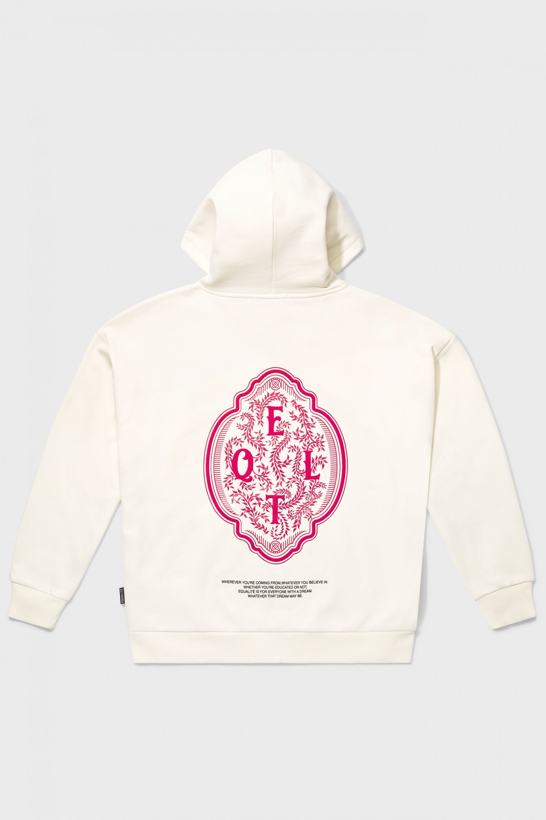 PAINTING EQLT OVERSIZED FULL ZIP HOODIE | OFF-WHITE