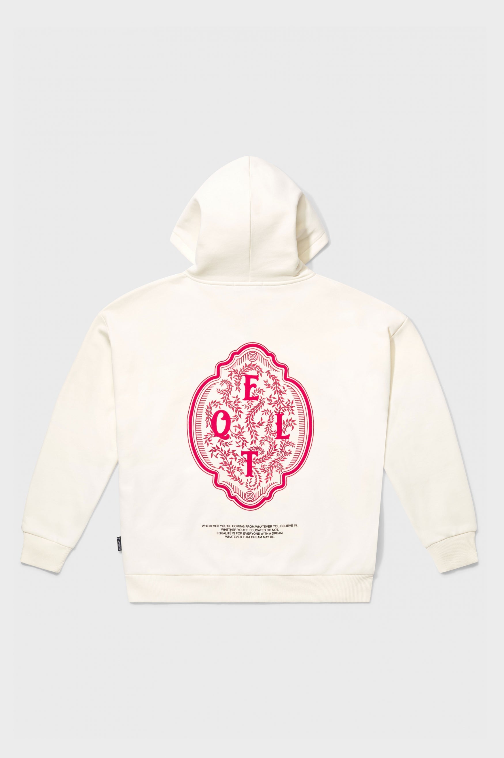 PAINTING EQLT OVERSIZED FULL ZIP HOODIE | OFF-WHITE