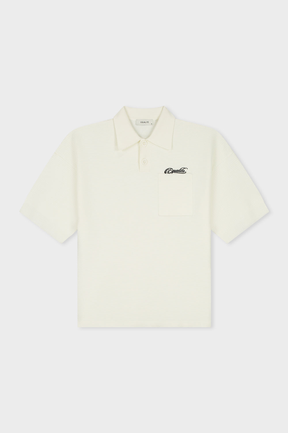 SAINT KNIT POLO | OFF-WHITE