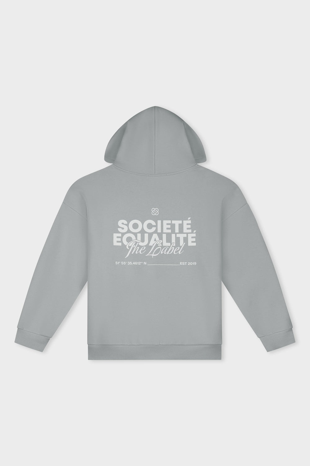 SOCIETÉ 2.0 OVERSIZED FULL ZIP HOODIE | GREY