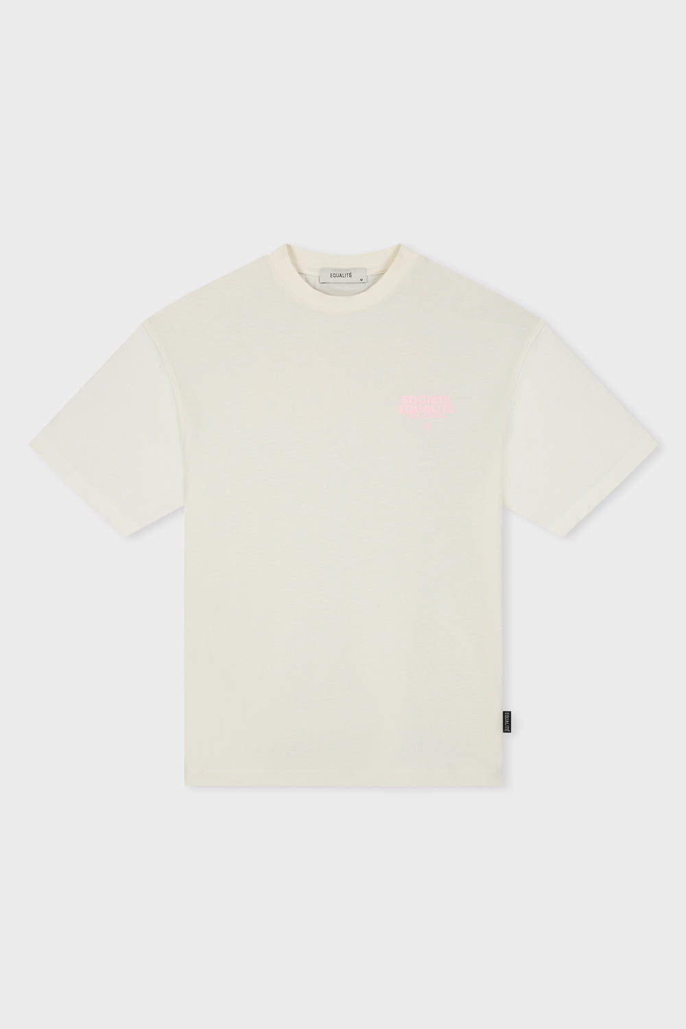 SOCIETÉ 2.0 OVERSIZED TEE | OFF-WHITE & PINK