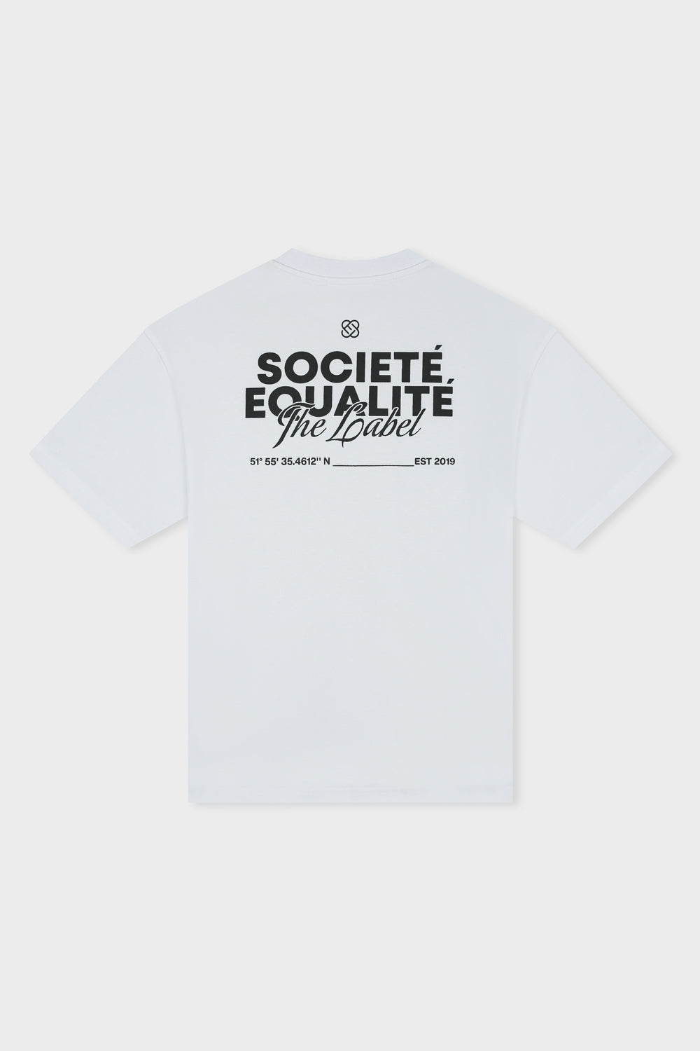 SOCIETÉ 2.0 OVERSIZED TEE | WHITE & BLACK