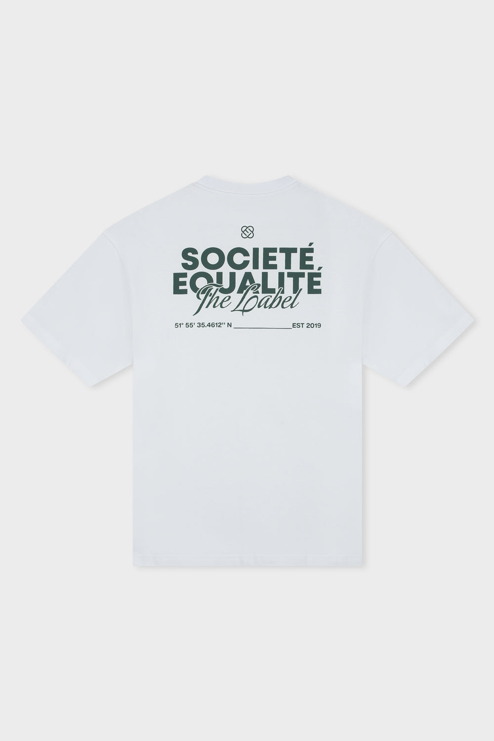 SOCIETÉ 2.0 OVERSIZED TEE | WHITE & GREEN
