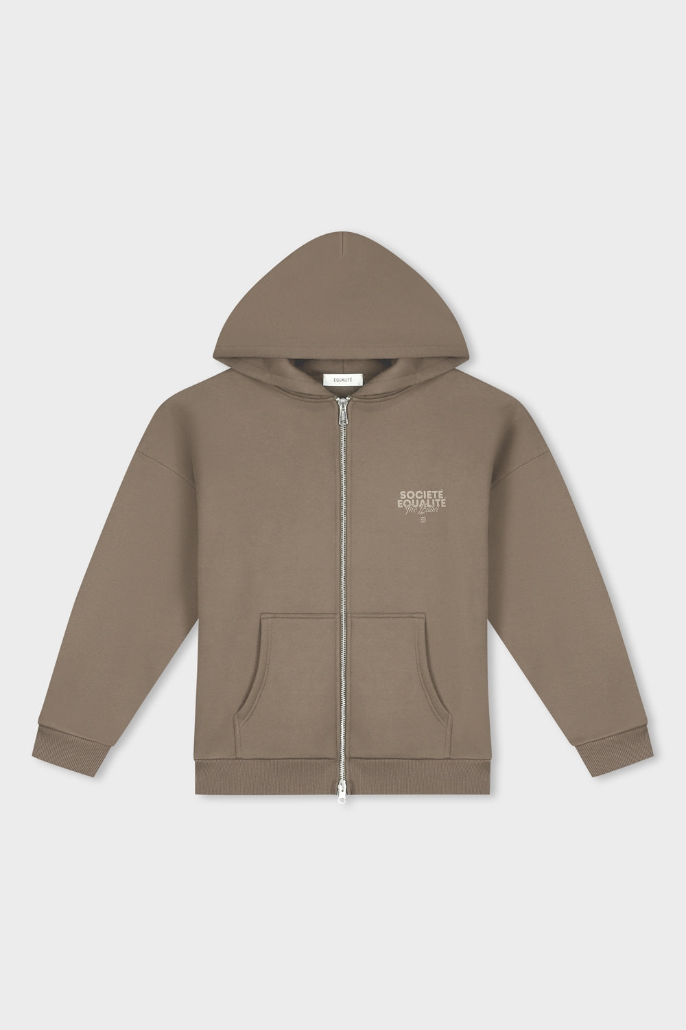 SOCIETÉ 2.0 FULL ZIP HOODIE | TAUPE & TAUPE